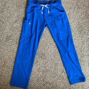 Figs - ROYAL BLUE, Women’s Kade Cargo Scrub Pants, Medium Tall